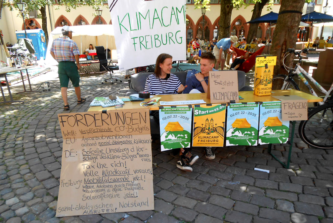 Freiburger Klimacamp - Gute Aktion!?