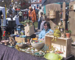 Künstlermarkt & Straßenmusik