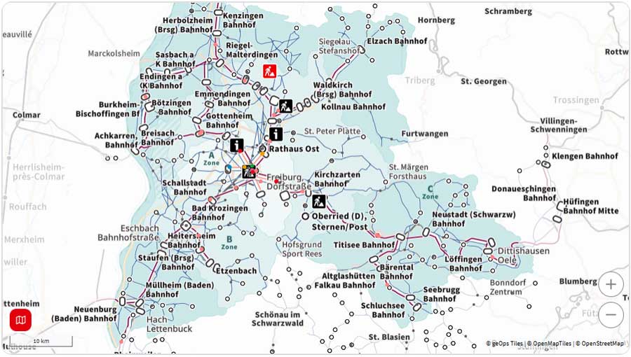 Neuer Web-Liniennetzplan