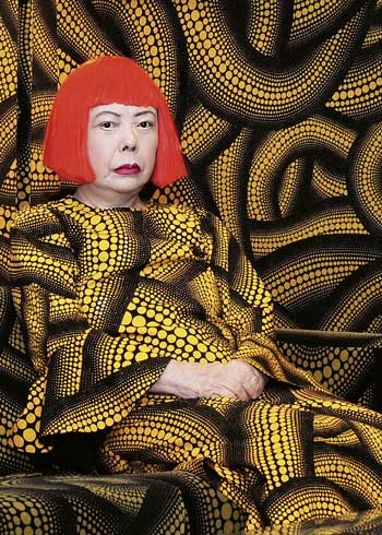 Yayoi Kusama YK Yellow Tree